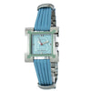 Laura Biagiotti Blue Leather Dress Watch