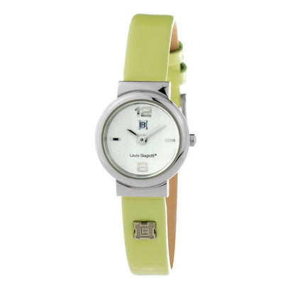 Laura Biagiotti Green Leather Dress Watch