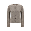 The Row Beige Cashmere Cardigan
