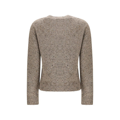 The Row Beige Cashmere Cardigan