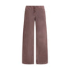 Magda Butrym Brown Cotton Relaxed Fit Jeans