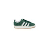 Adidas Originals Green Suede Leather Low Top Sneakers