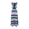 PINKO Purple Polyamide Long Dress