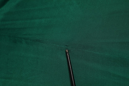 Dolce & Gabbana Dark Green High Waist Midi Skirt Pencil Cut Pleated