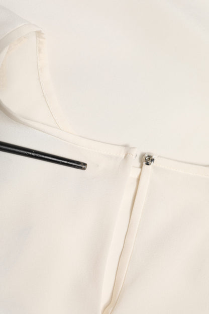 Dolce & Gabbana White Embellished Crystal Sequin Fairy  Top