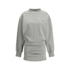 The Attico Gray Cotton Casual Dress