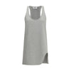 The Attico Gray Cotton Casual Dress