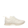 Moncler Beige Leather Low Top Sneakers
