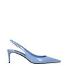 Dolce & Gabbana Light Blue Leather High Heel Pumps