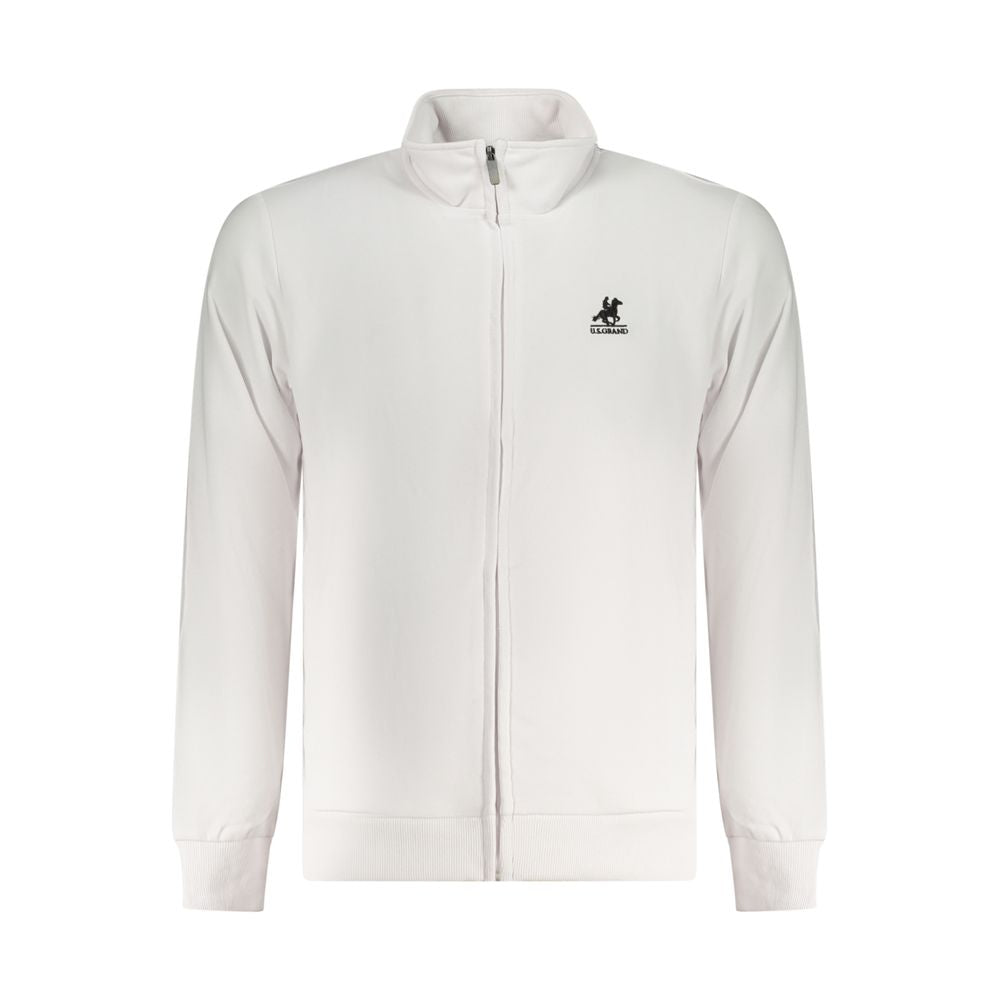 U.S. Grand Polo White Cotton Sweatshirt