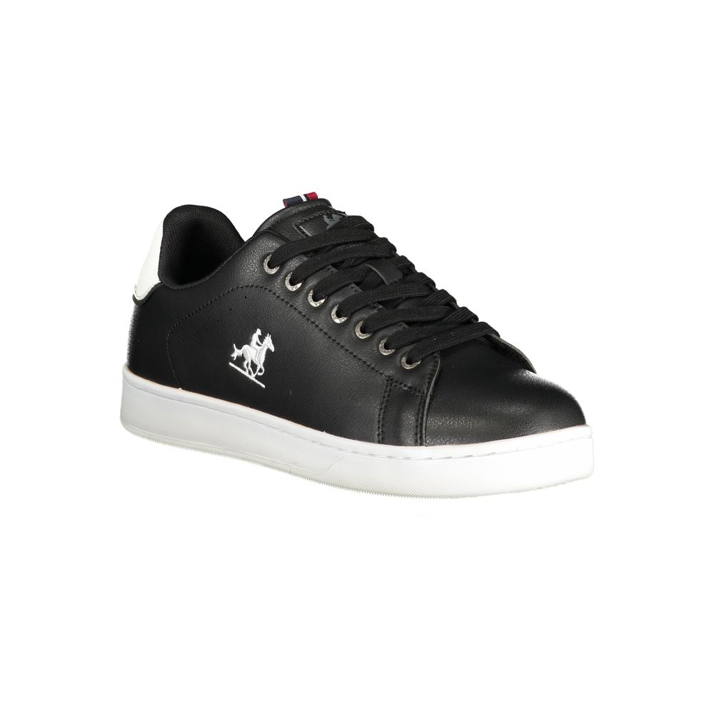 U.S. Grand Polo Black Polyester Sneaker