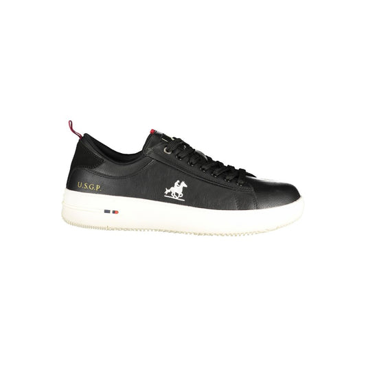 U.S. Grand Polo Black Polyester Sneaker