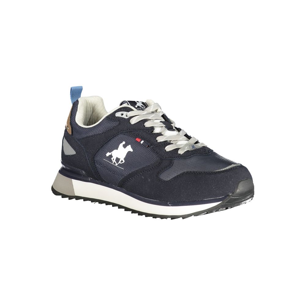 U.S. Grand Polo Blue Polyester Sneaker