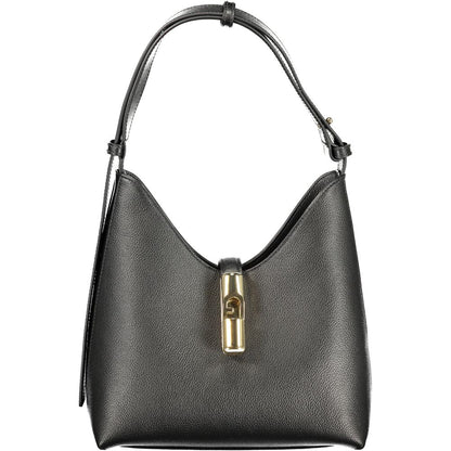 Furla Black Leather Handbag