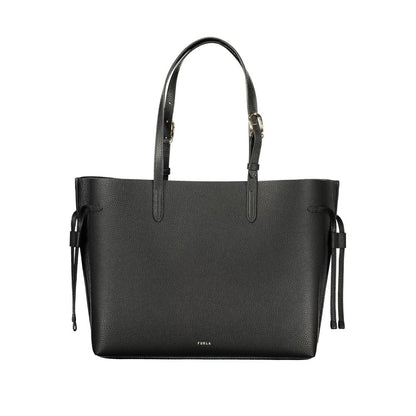 Furla Black Leather Handbag