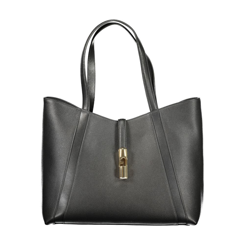 Furla Black Leather Handbag
