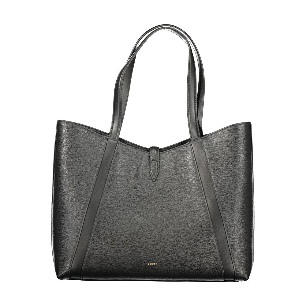 Furla Black Leather Handbag
