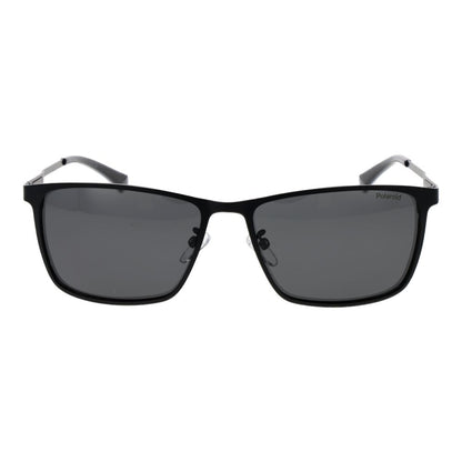 Polaroid Black Metal Sunglasses