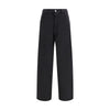 MM6 Black Cotton Athletic Pants
