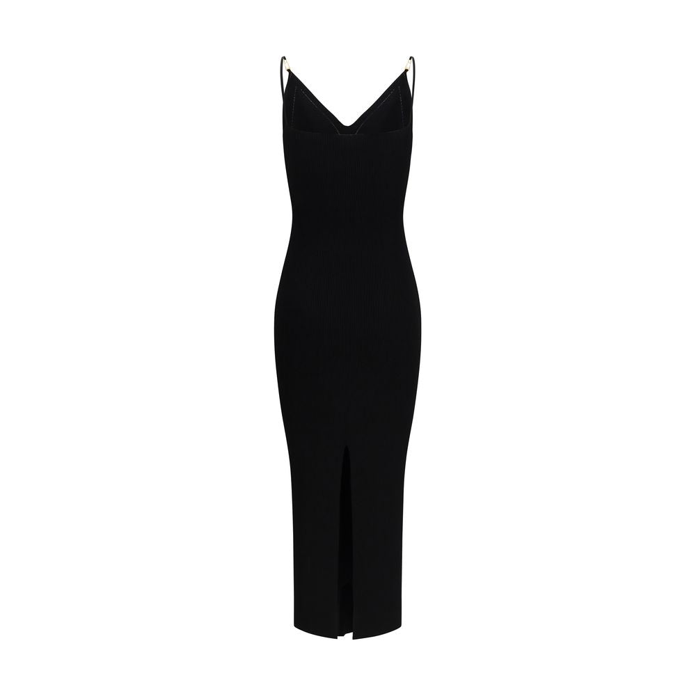 Versace Black Viscose Cocktail Dress