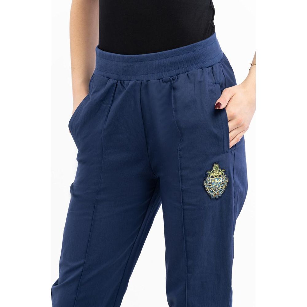 Fila Blue Cotton Joggers (Workout Pants)