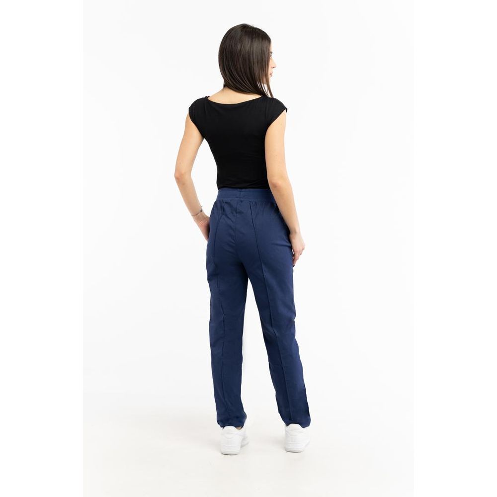 Fila Blue Cotton Joggers (Workout Pants)