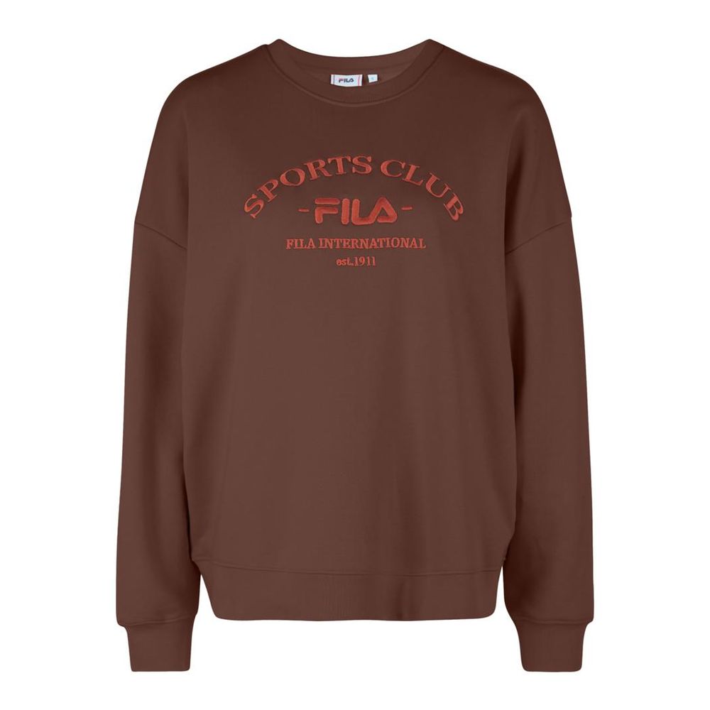 Fila Brown Cotton Sweatshirt