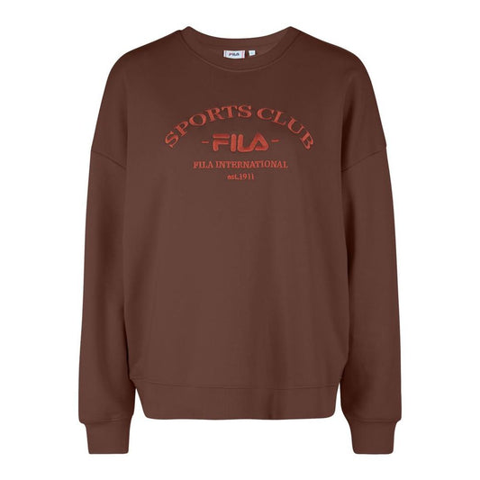 Fila Brown Cotton Sweatshirt
