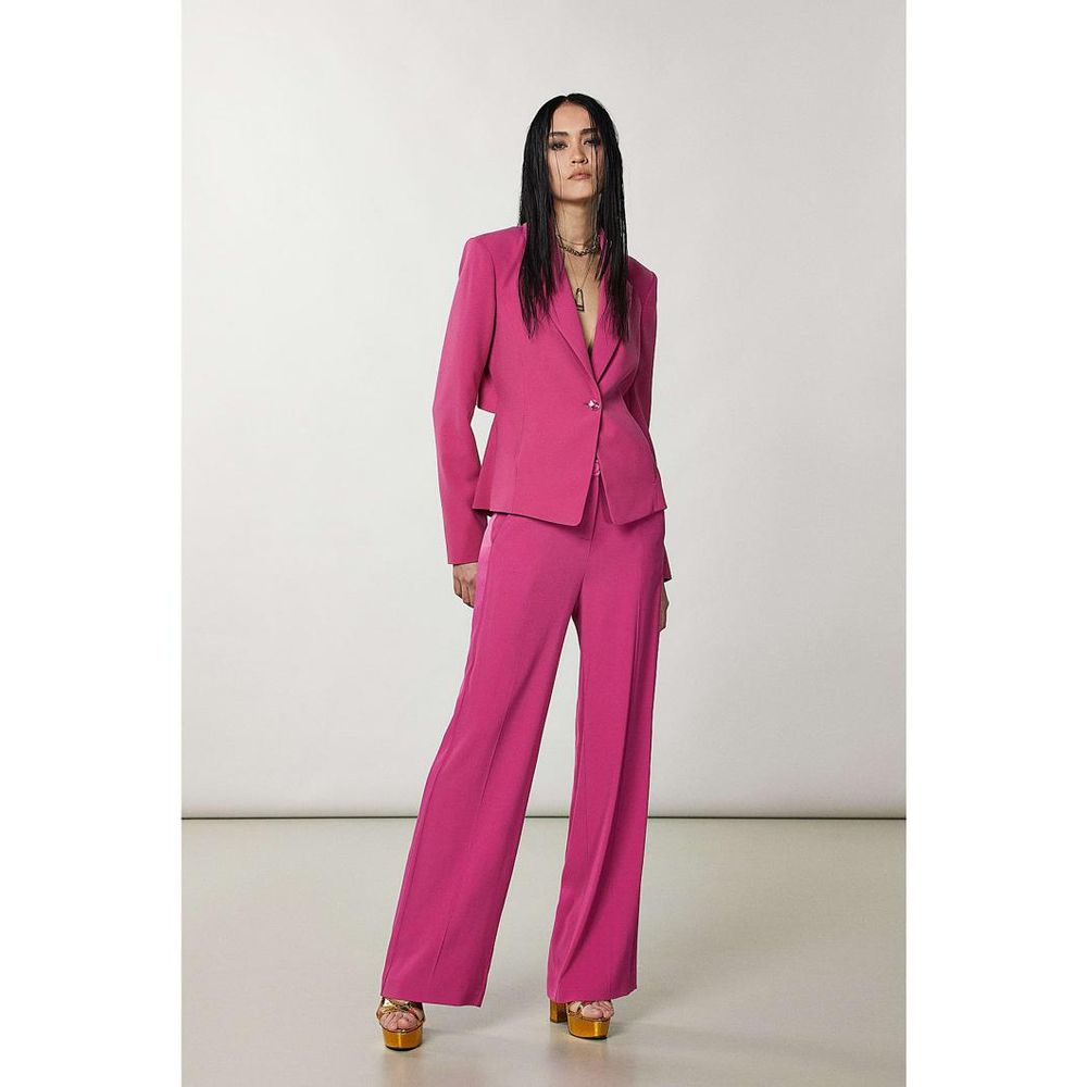 Patrizia Pepe Fuchsia Polyester Blazer