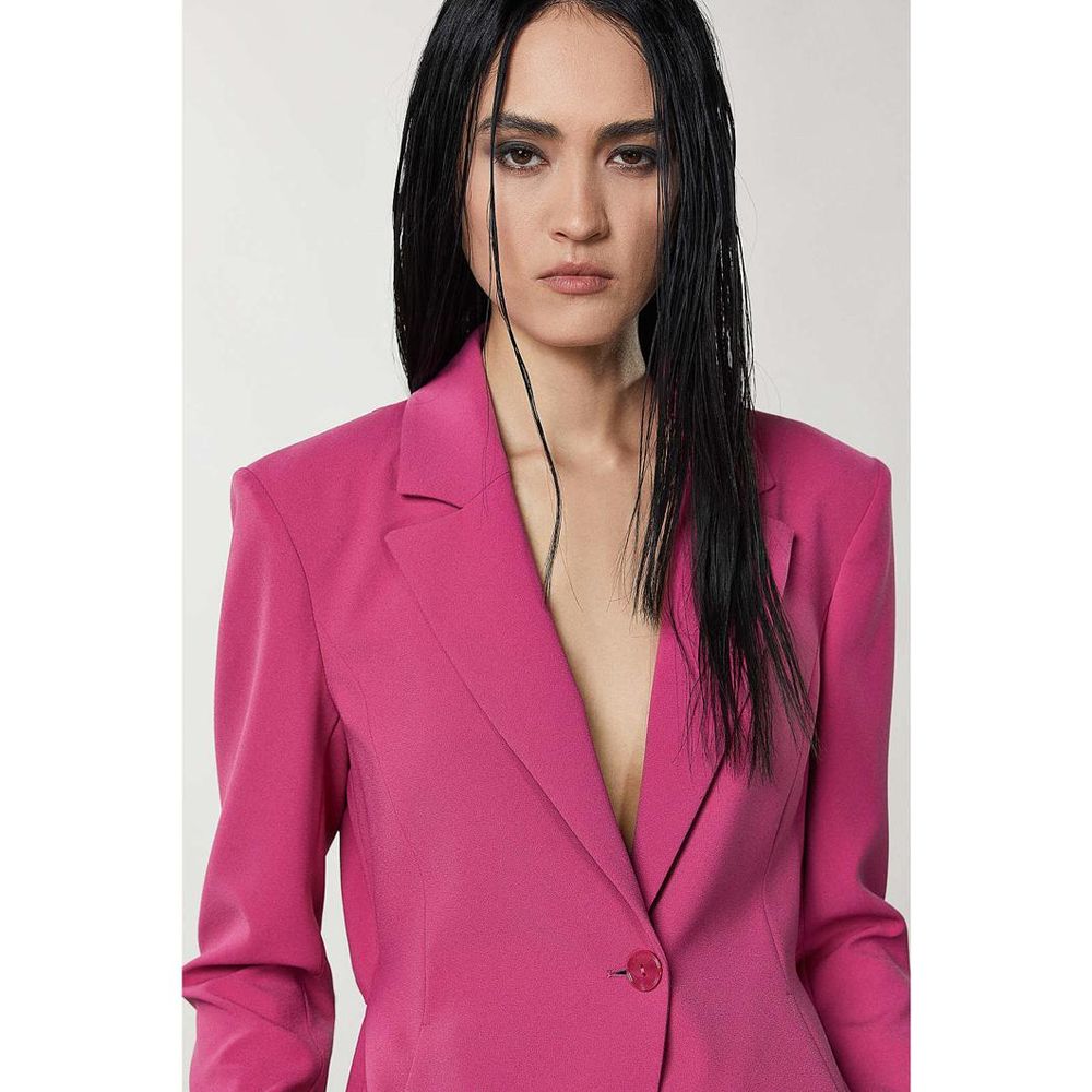 Patrizia Pepe Fuchsia Polyester Blazer
