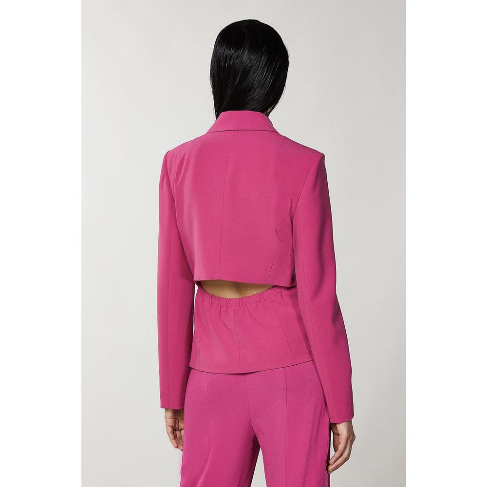 Patrizia Pepe Fuchsia Polyester Blazer