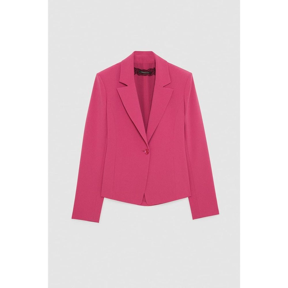 Patrizia Pepe Fuchsia Polyester Blazer
