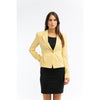 Patrizia Pepe Yellow Polyester Blazer