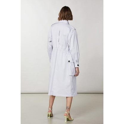 Patrizia Pepe Purple Polyester Coat