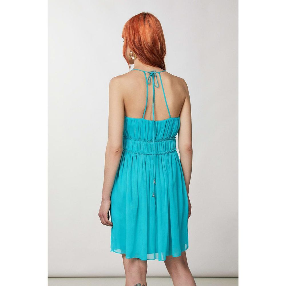 Patrizia Pepe Turquoise Polyester Casual Dress