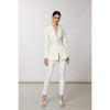 Patrizia Pepe White Polyester Casual Pants