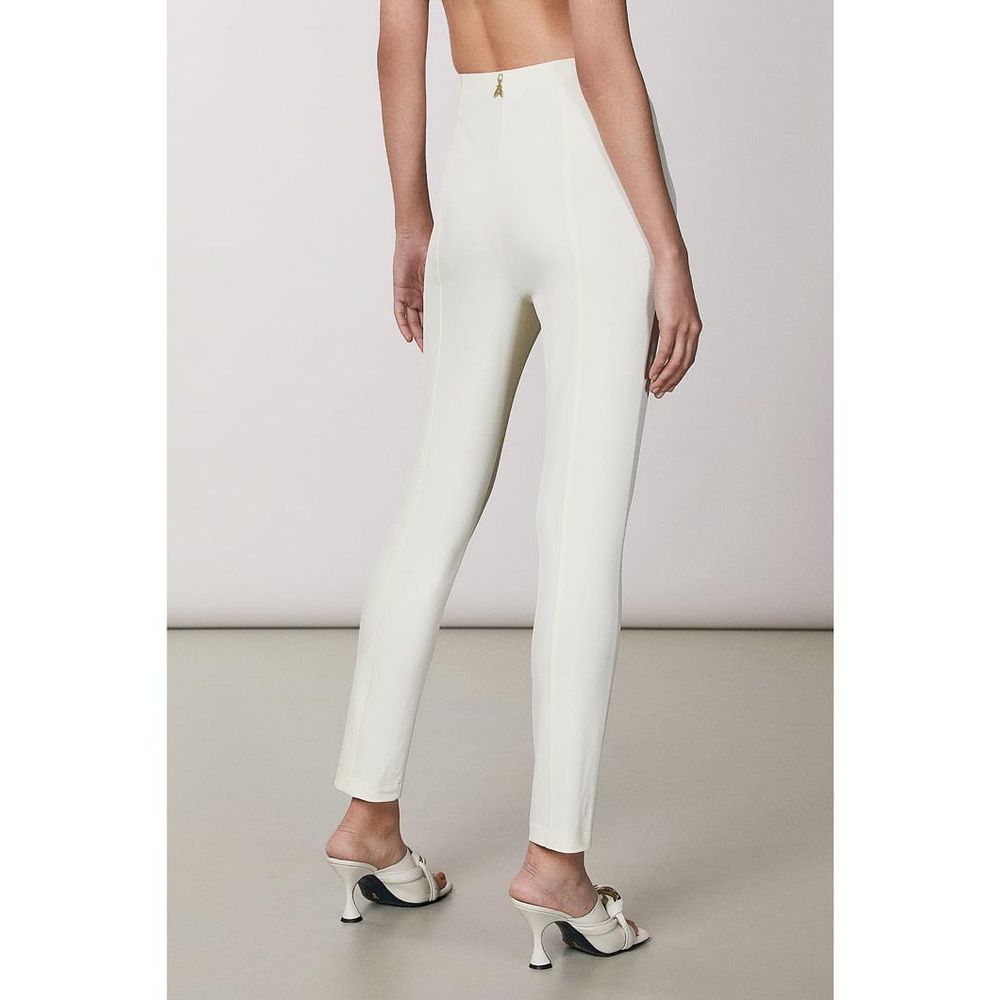 Patrizia Pepe White Polyester Casual Pants