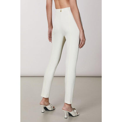 Patrizia Pepe White Polyester Casual Pants
