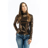 Patrizia Pepe Brown Acetate Blouse