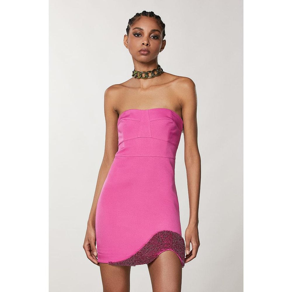 Patrizia Pepe Purple Polyester Casual Dress