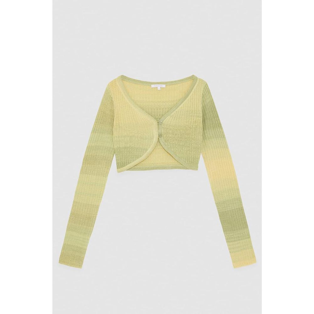 Patrizia Pepe Yellow Viscose Tank Tops