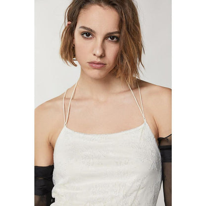 Patrizia Pepe Silver Nylon Casual Dress