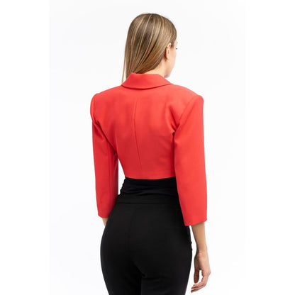Patrizia Pepe Red Polyester Blazer
