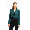 Patrizia Pepe Brown Polyester Blazer