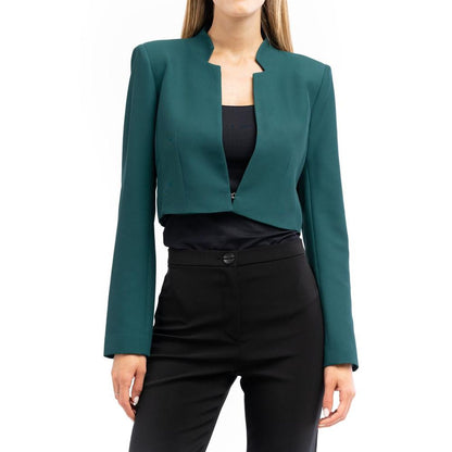 Patrizia Pepe Brown Polyester Blazer