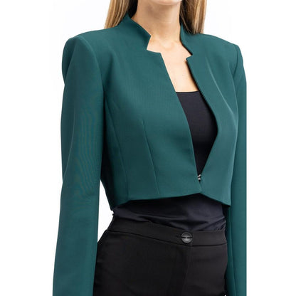 Patrizia Pepe Brown Polyester Blazer