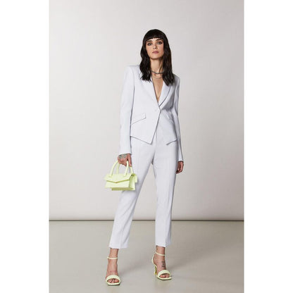 Patrizia Pepe Purple Polyester Casual Pants