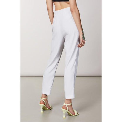 Patrizia Pepe Purple Polyester Casual Pants