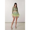 Patrizia Pepe Green Polyester Mini Skirt