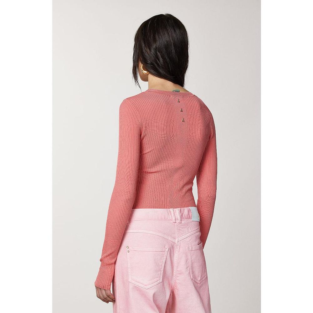 Patrizia Pepe Pink Viscose Casual Pants